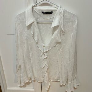 White Zara blouse